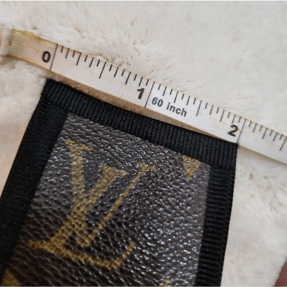 Upcycled Louis Vuitton Monogram Hair Clip - Picture 4 of 7